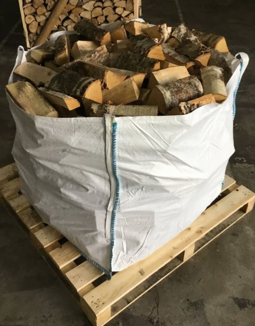 Cut hardwood logs from local tree surgery work.